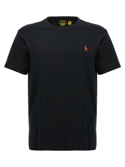 Black Cotton T-Shirt