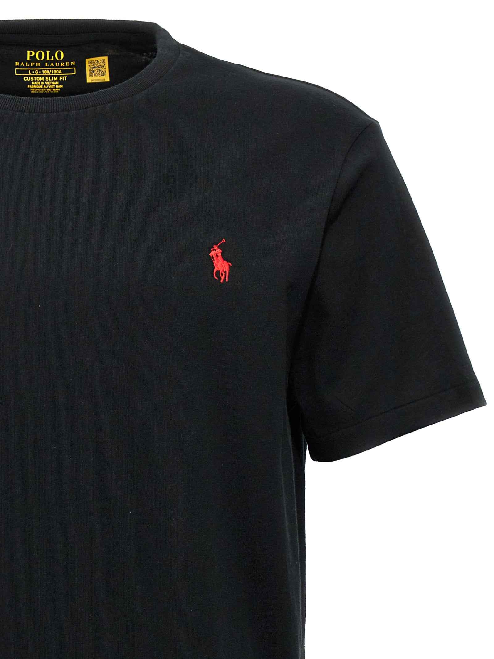 Black Cotton T-Shirt