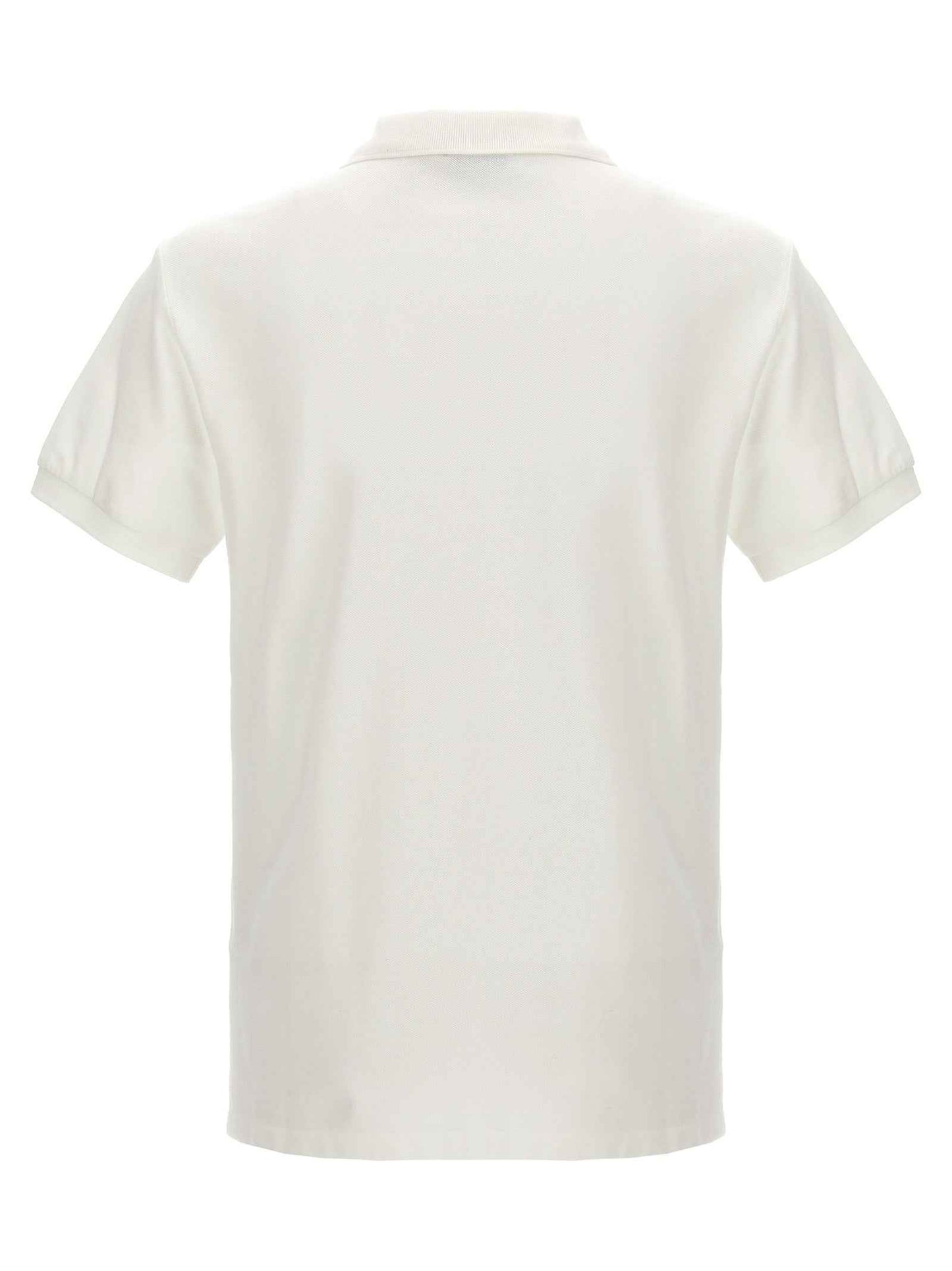 White Cotton Polo Shirt
