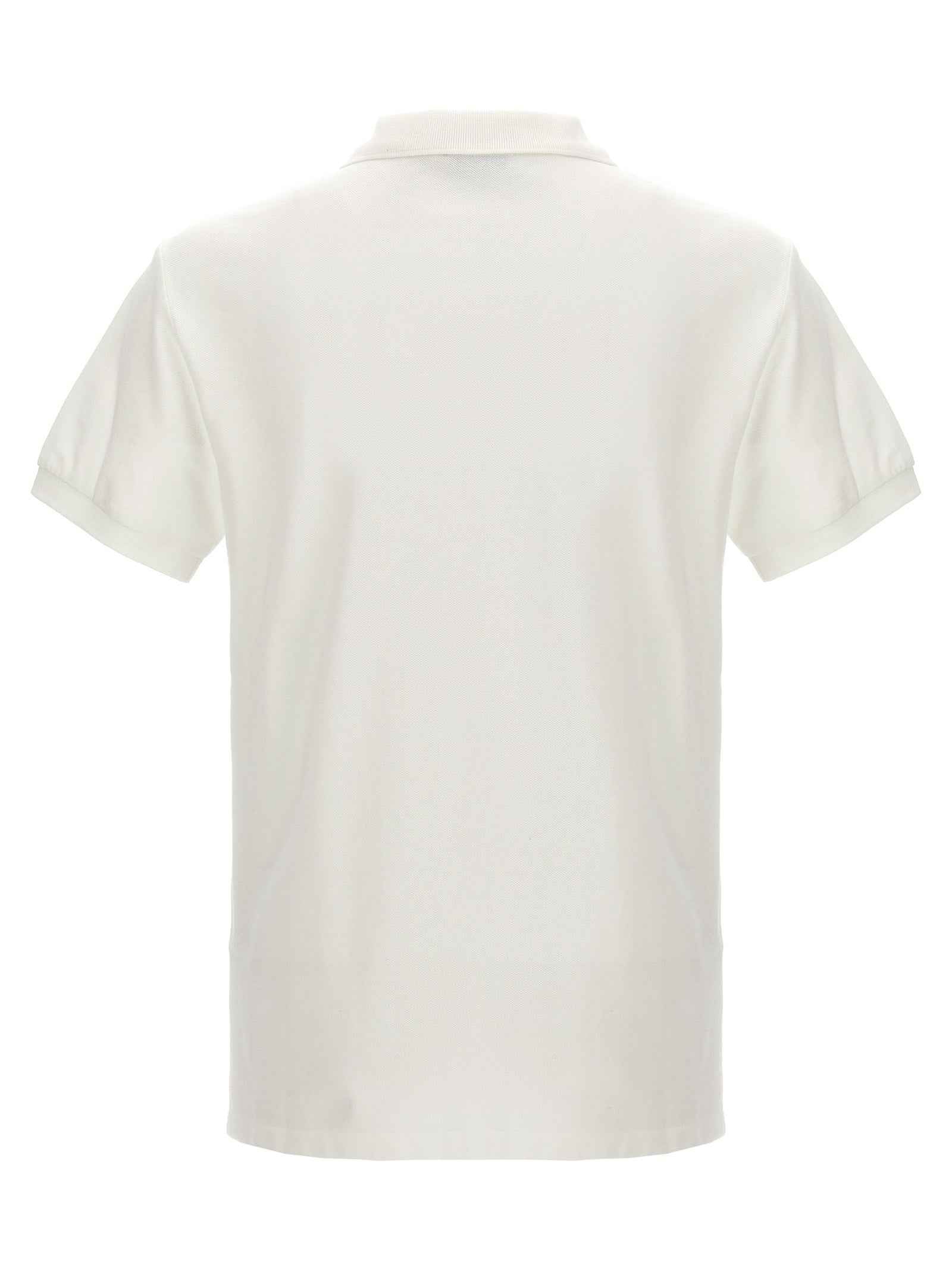 White Cotton Polo Shirt