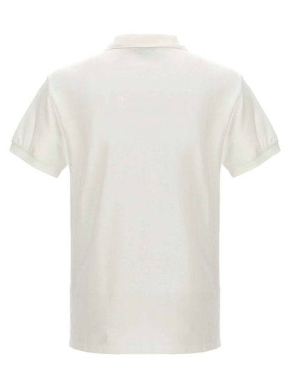 White Cotton Polo Shirt