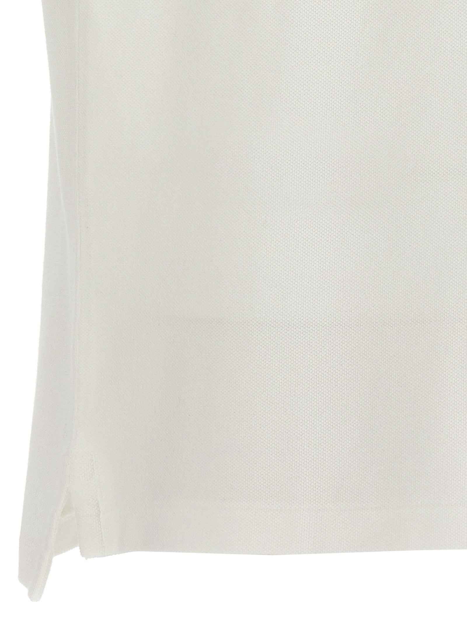 White Cotton Polo Shirt