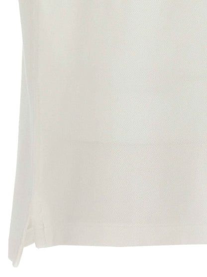 White Cotton Polo Shirt