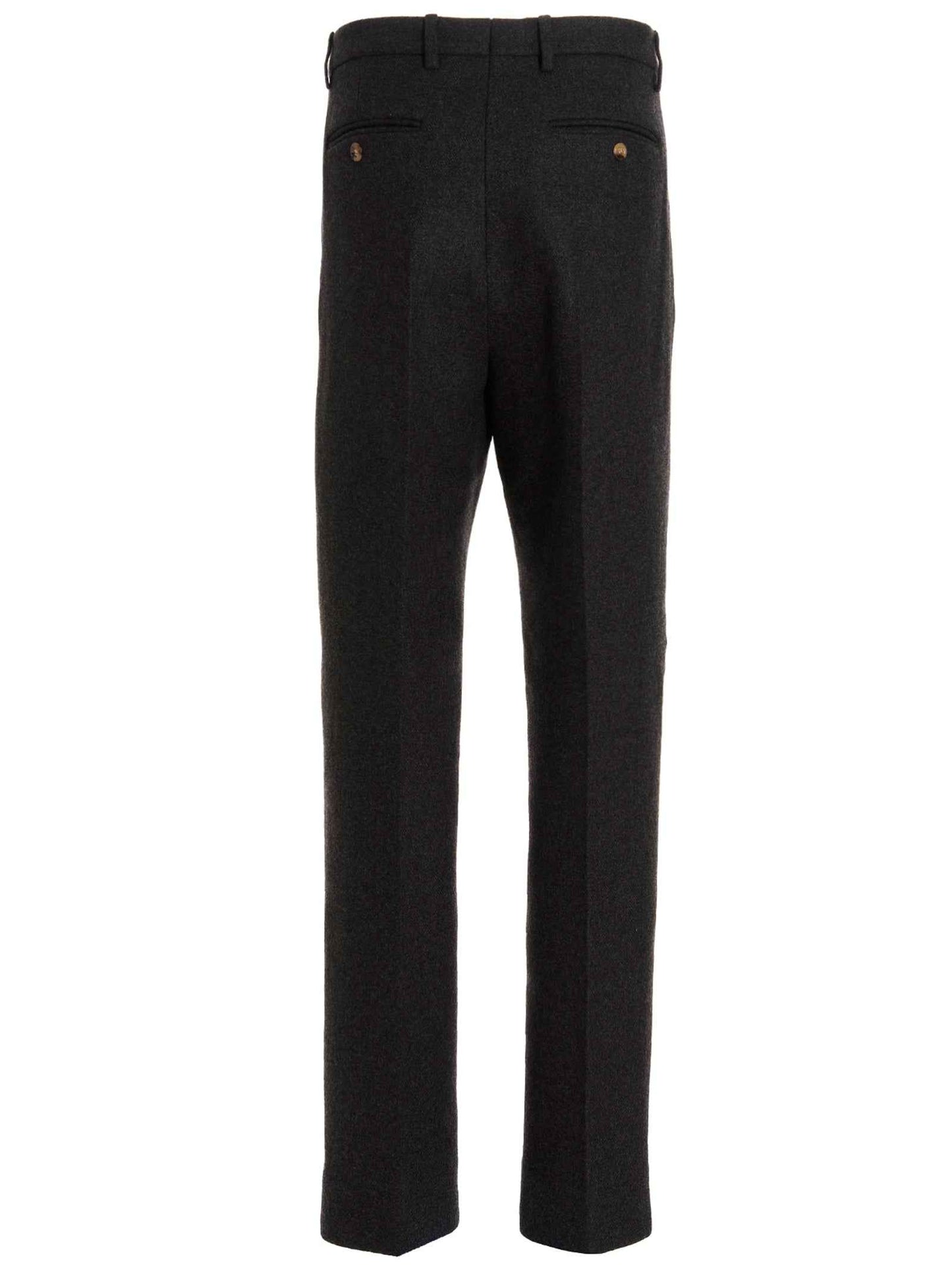Gray Wool Dress Pants
