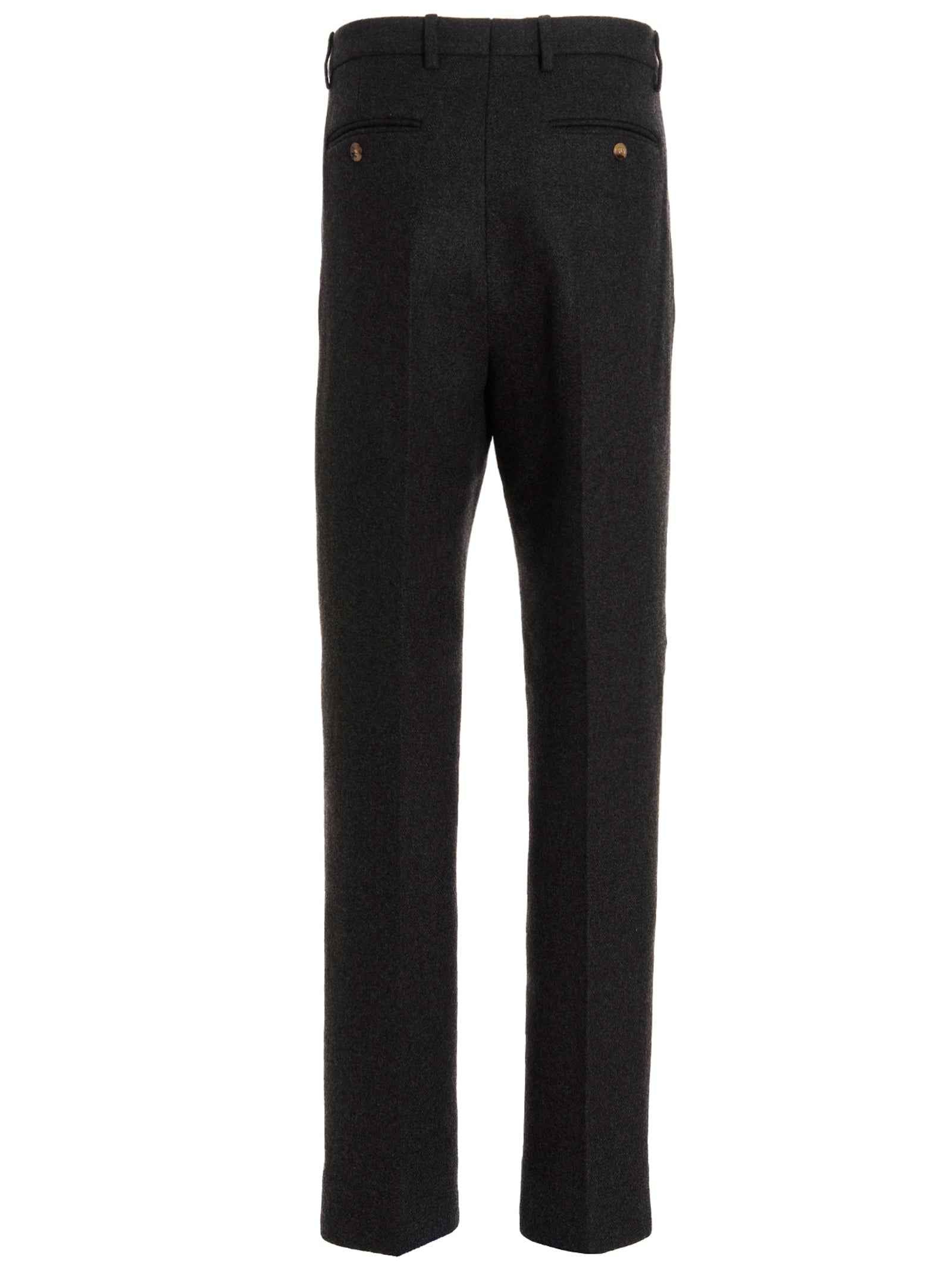 Gray Wool Dress Pants