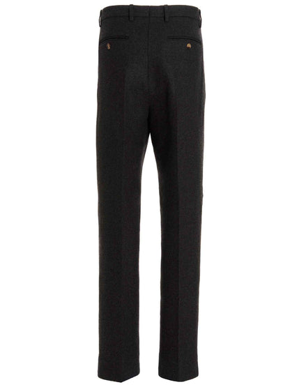 Gray Wool Dress Pants