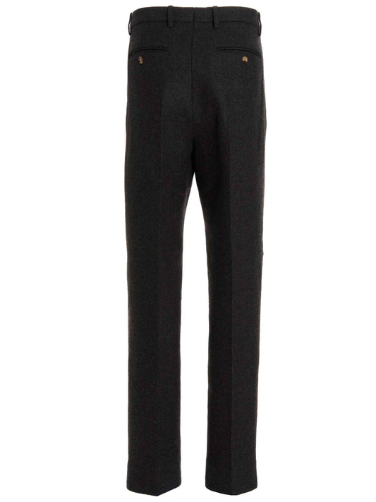 Gray Wool Dress Pants