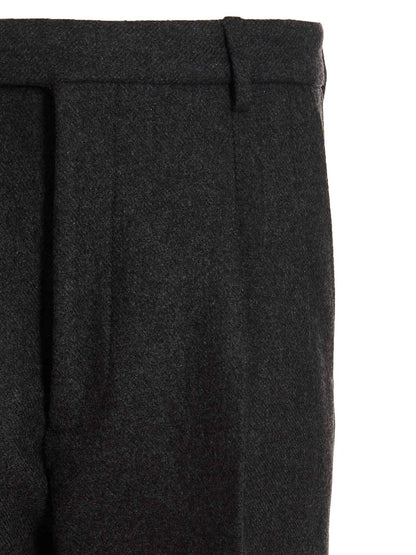 Gray Wool Dress Pants