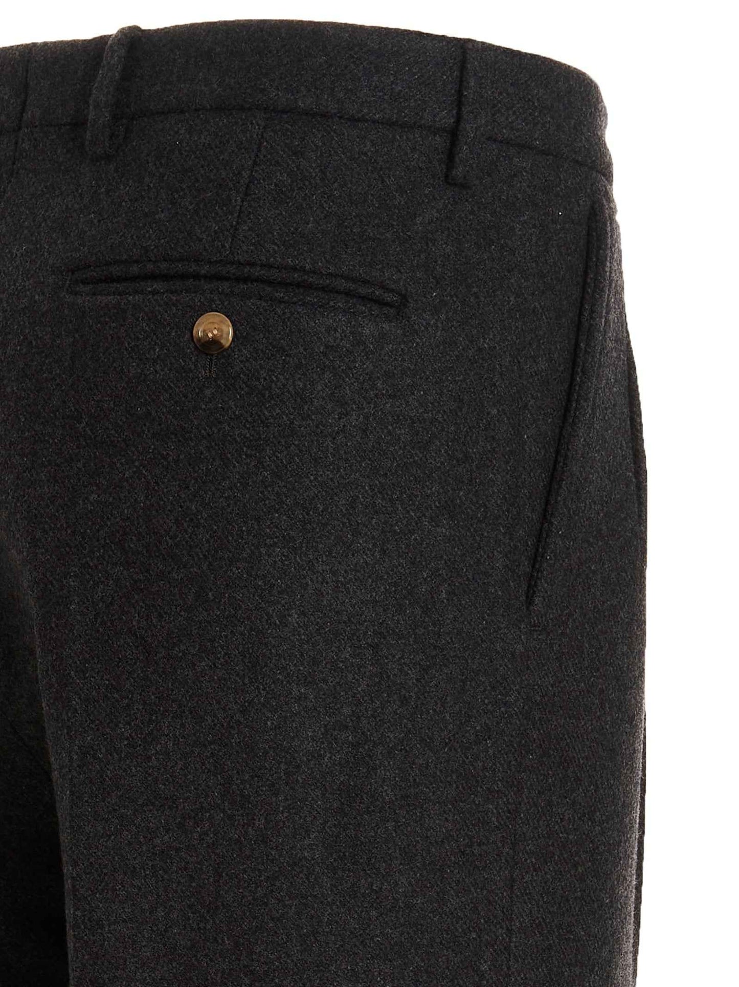 Gray Wool Dress Pants