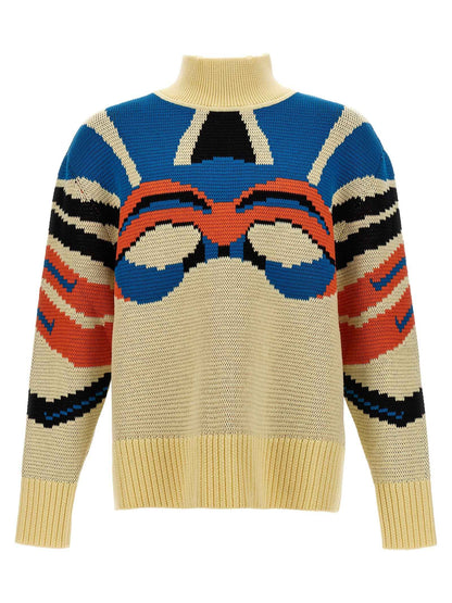 Multicolor Virgin Wool Cardigan