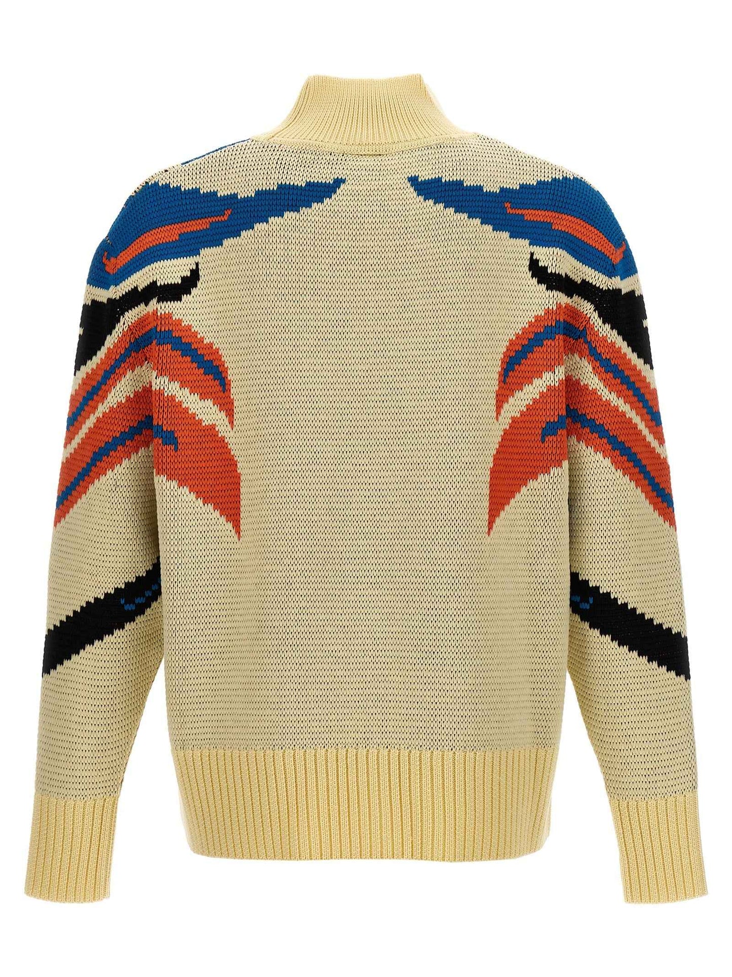 Multicolor Virgin Wool Cardigan