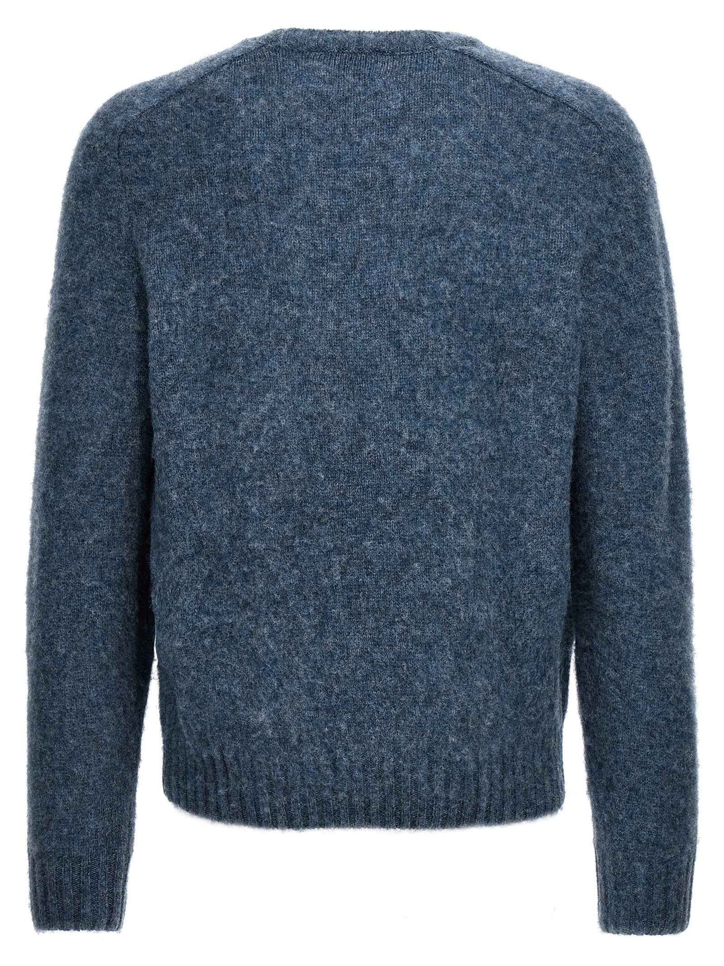 Blue Wool Cardigan