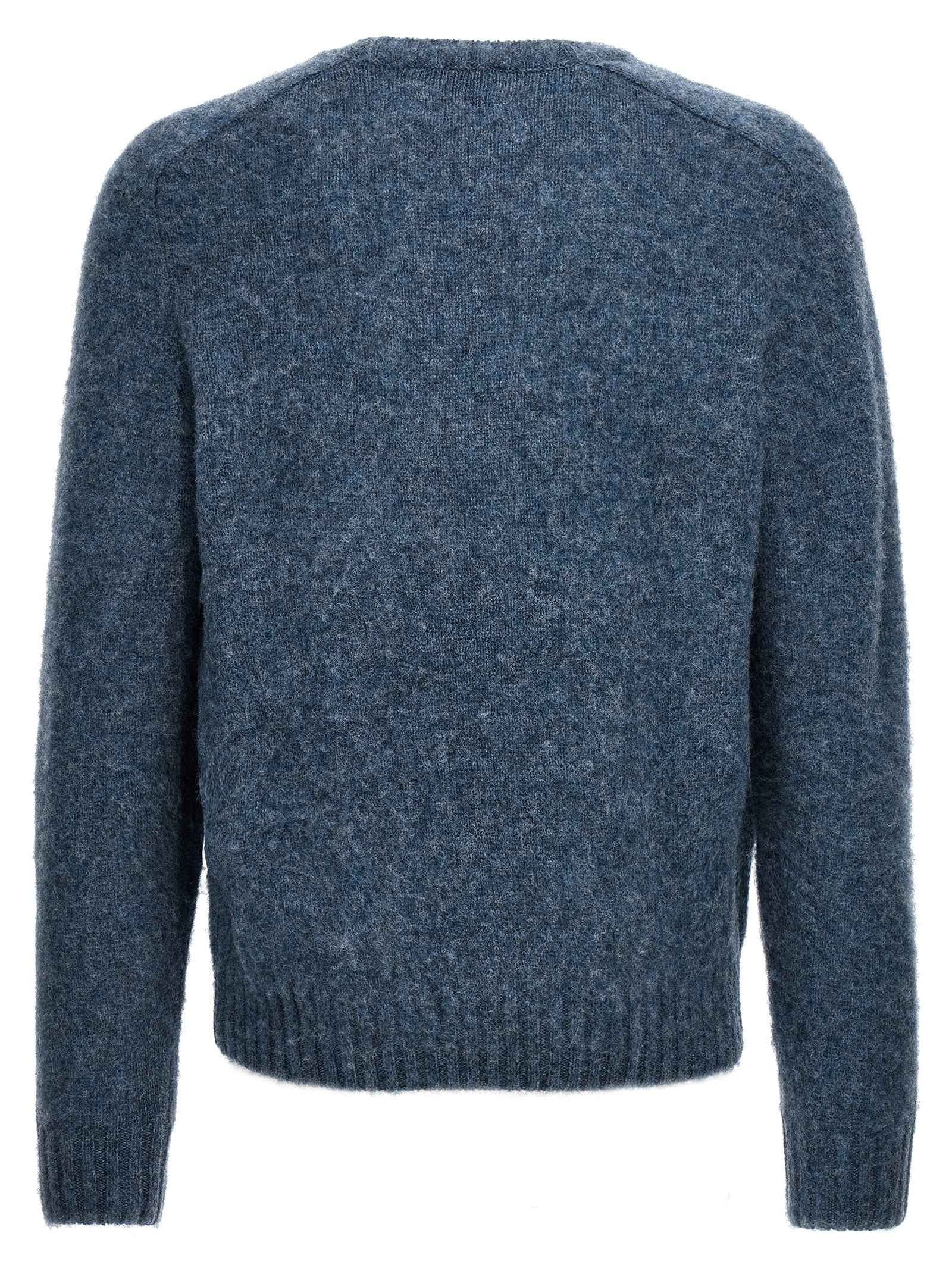 Blue Wool Cardigan