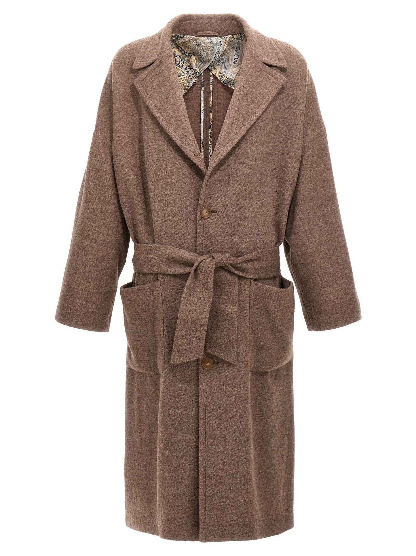 Beige Wool Coat