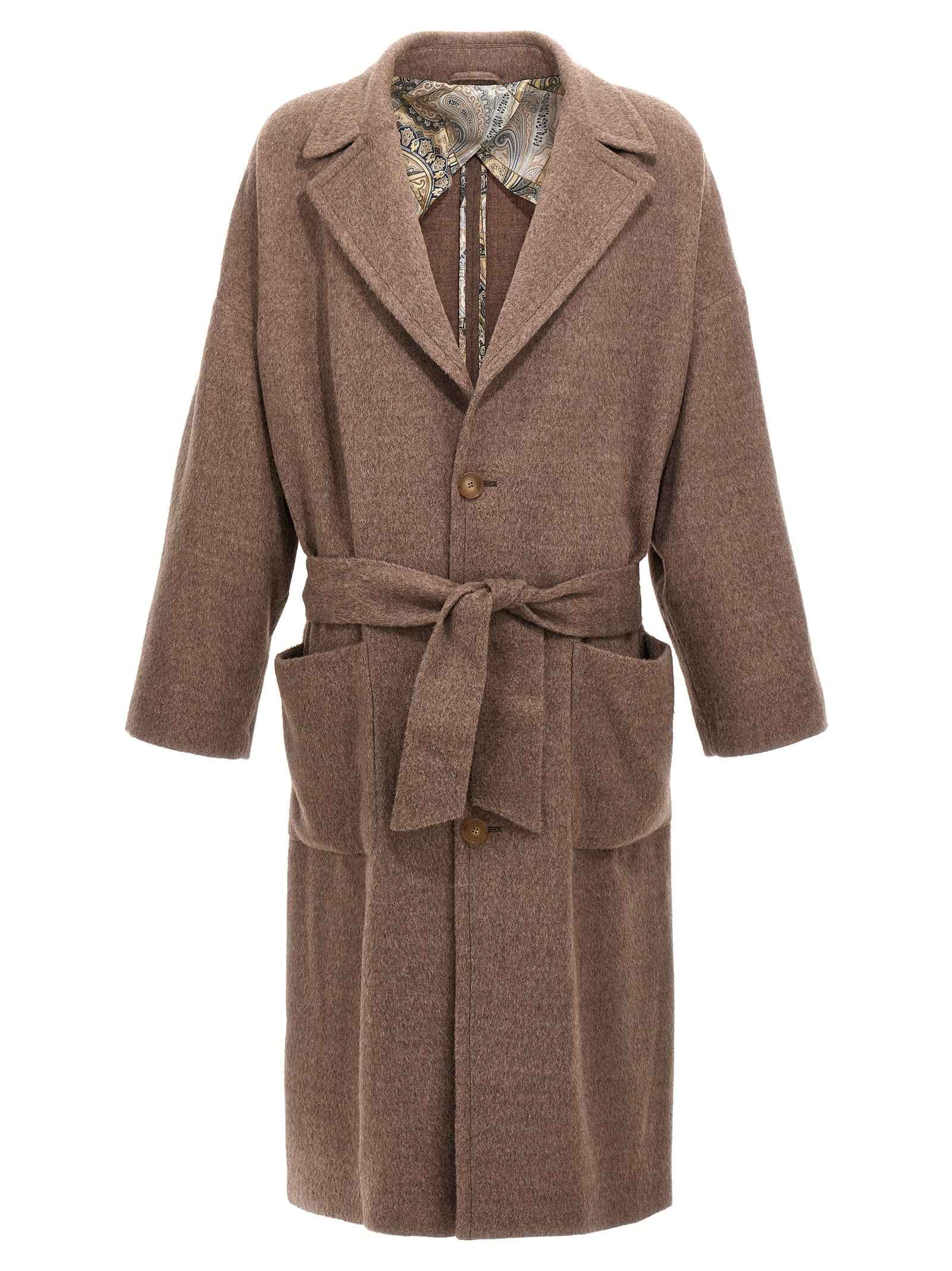 Beige Wool Coat