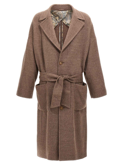Beige Wool Coat
