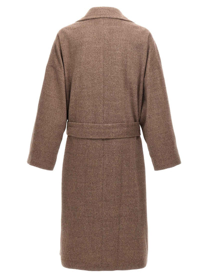 Beige Wool Coat