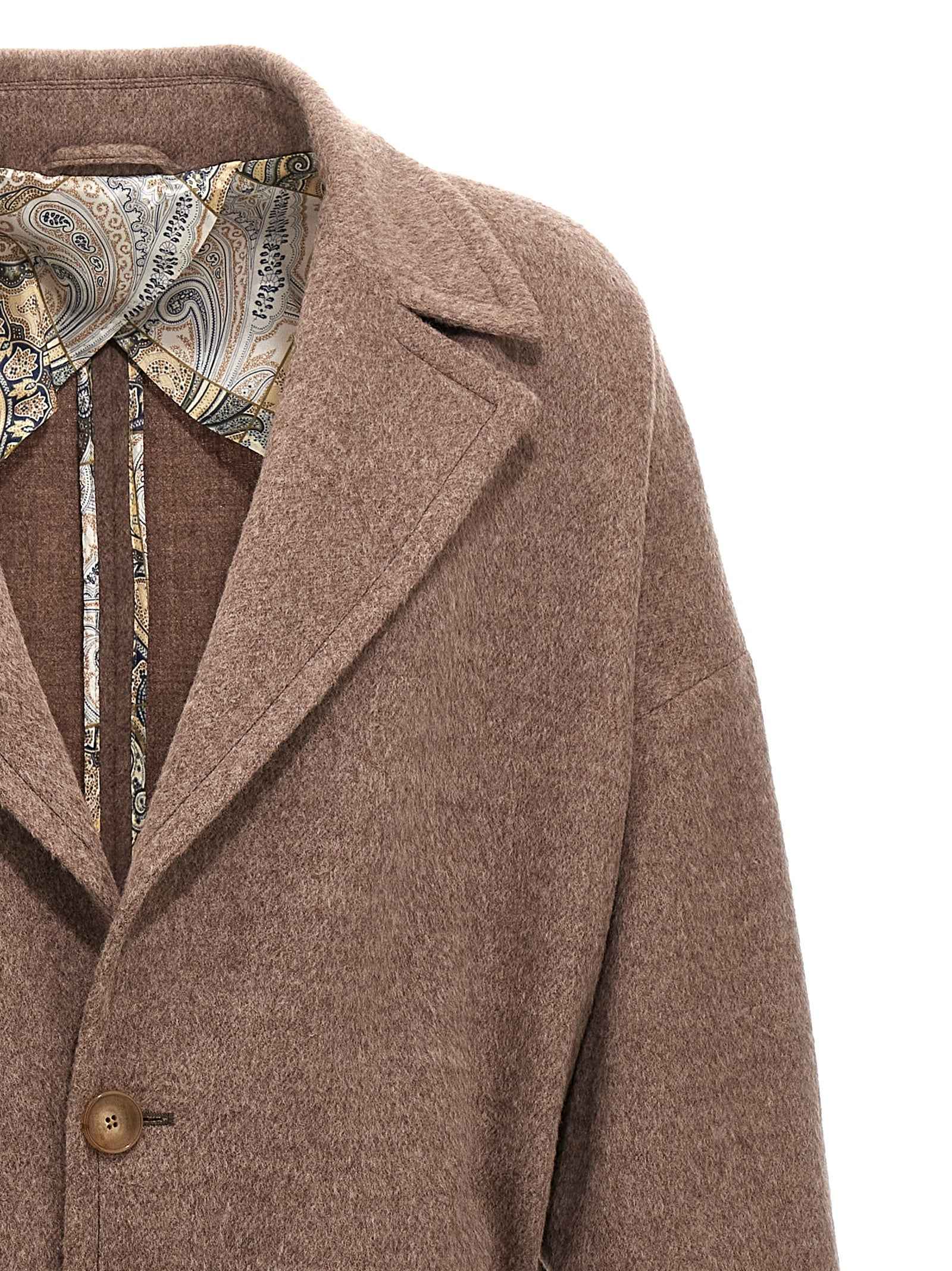 Beige Wool Coat