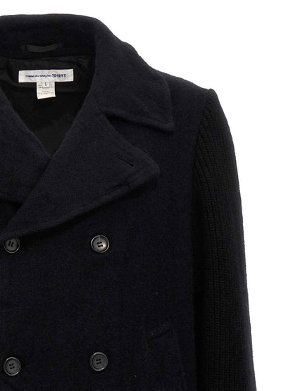 Blue Wool Coat