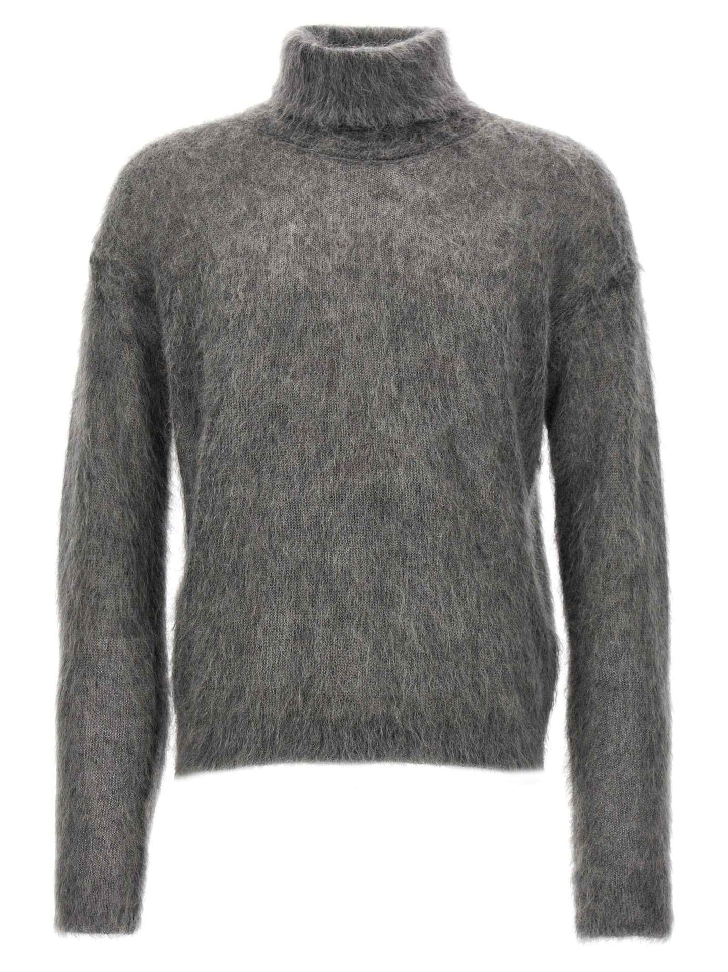 Gray Wool Cardigan