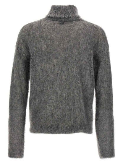 Gray Wool Cardigan