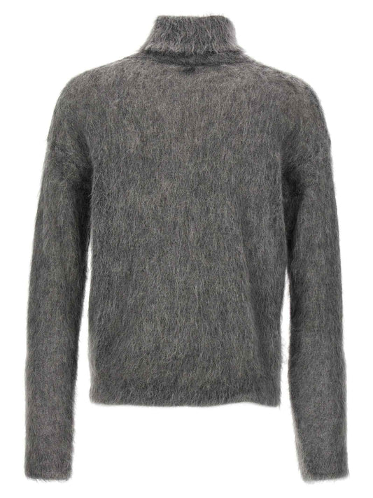 Gray Wool Cardigan