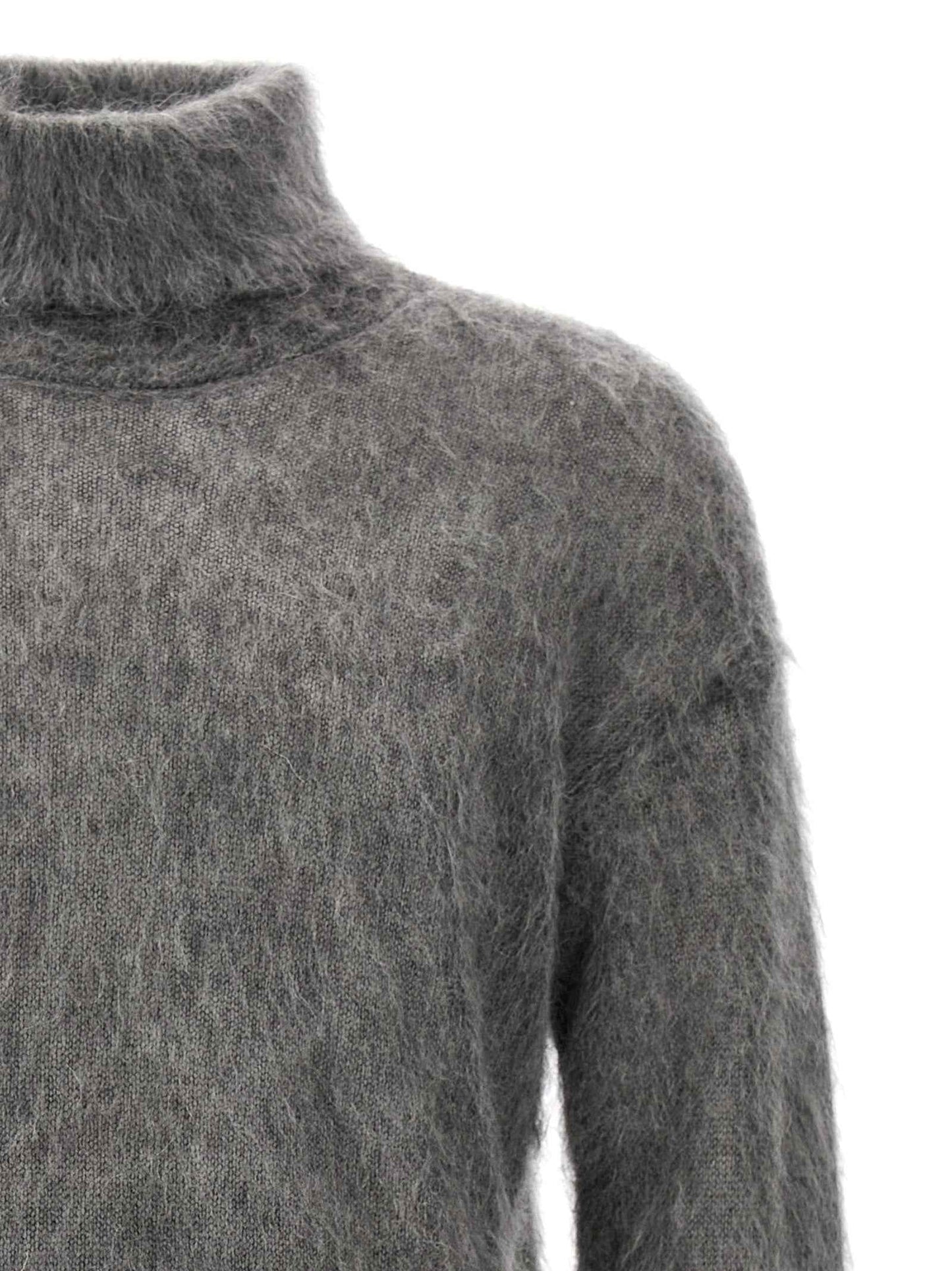 Gray Wool Cardigan