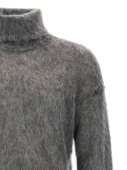 Gray Wool Cardigan