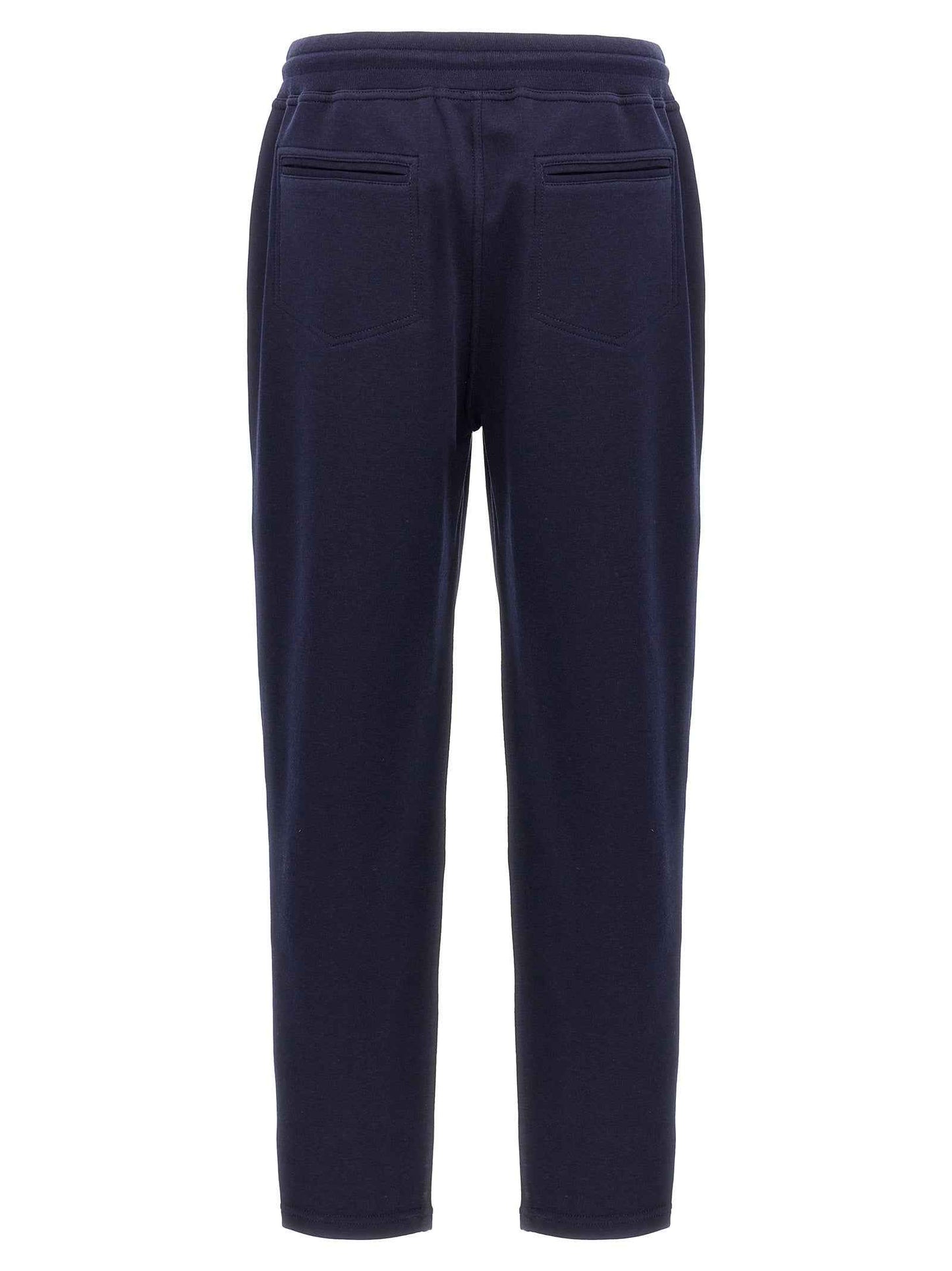 Blue Cotton Joggers (Workout Pants)