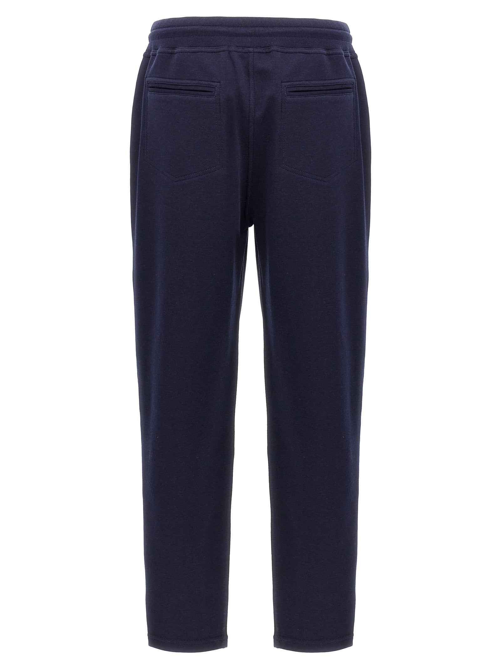 Blue Cotton Joggers (Workout Pants)