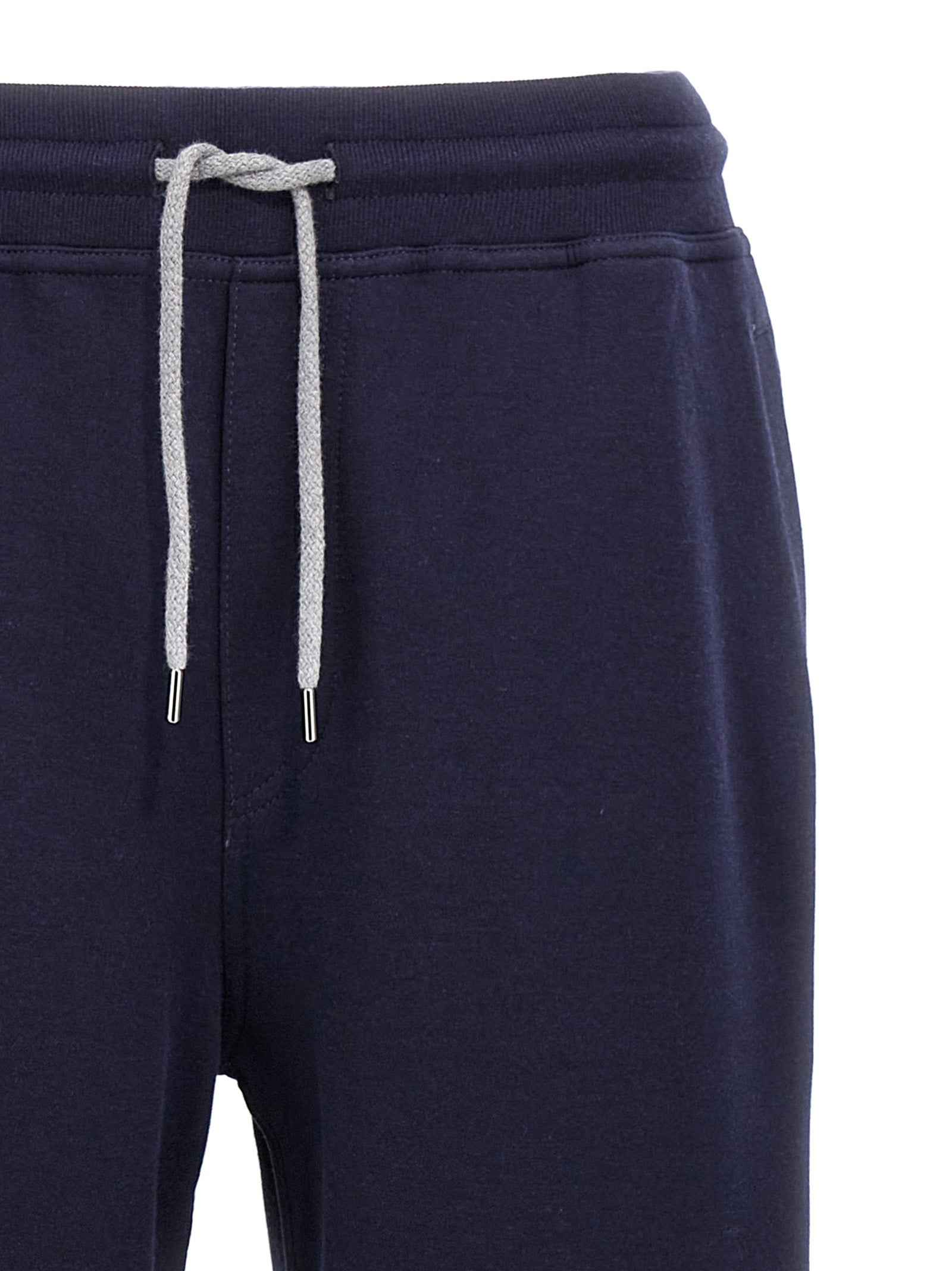 Blue Cotton Joggers (Workout Pants)