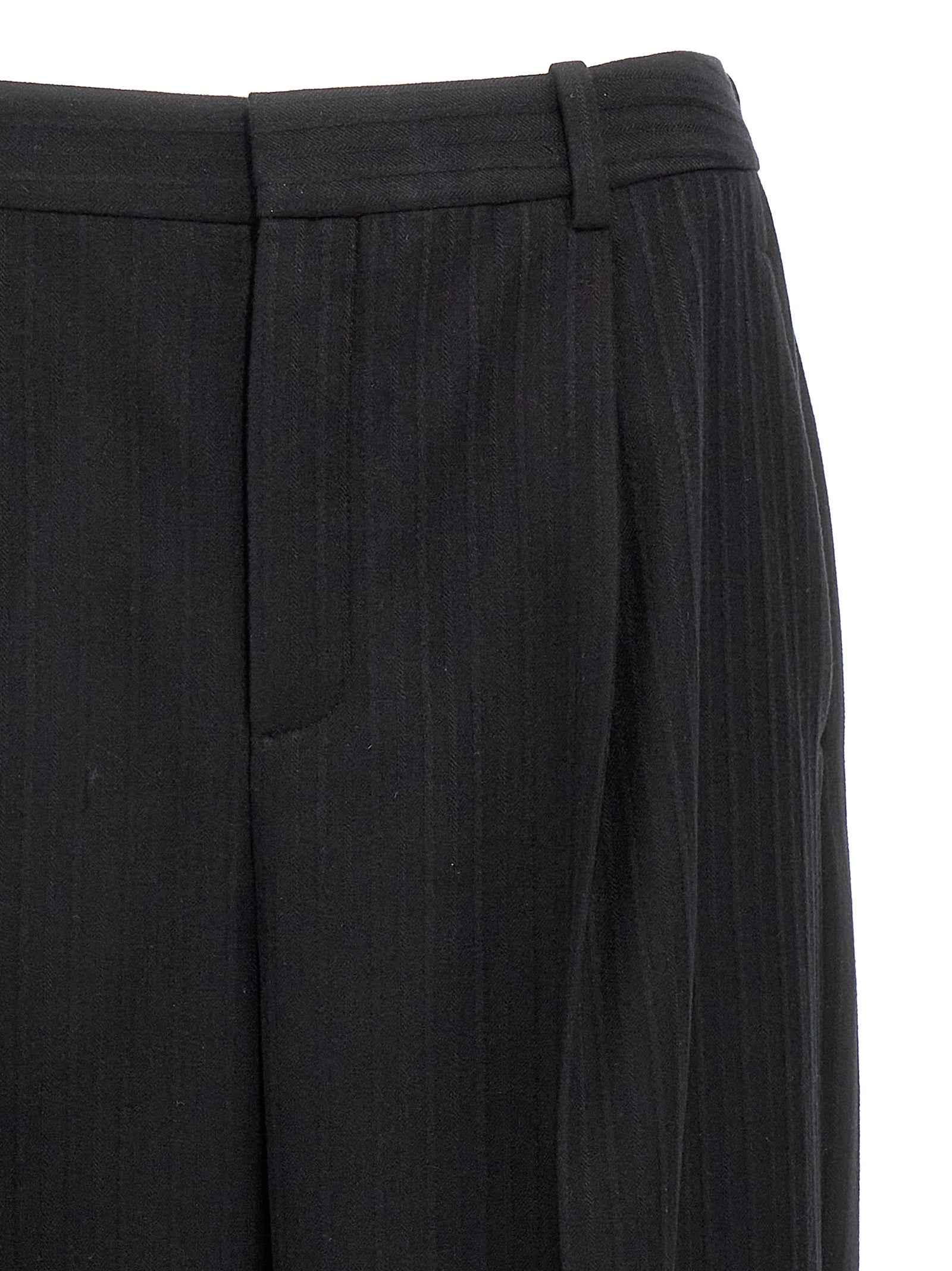Black Wool Dress Pants