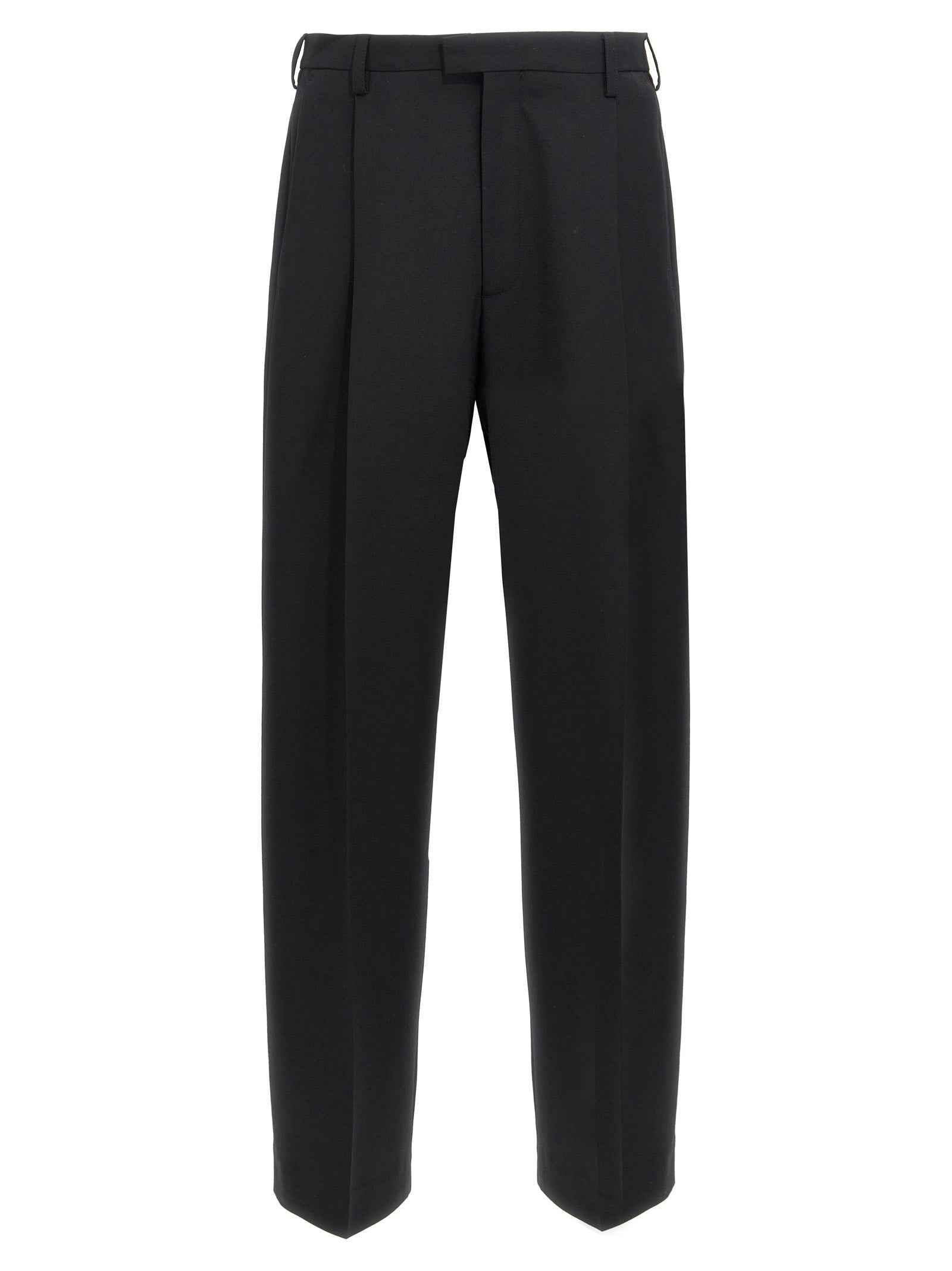 Black Polyester Dress Pants