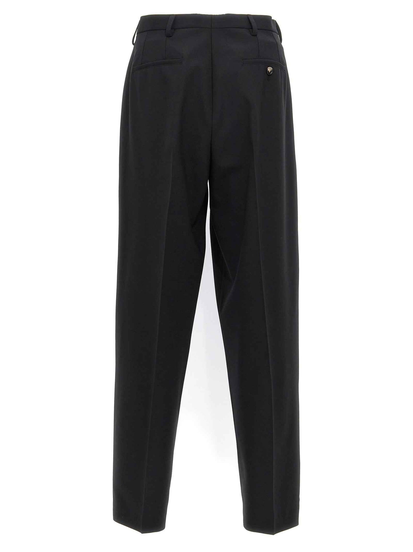 Black Polyester Dress Pants