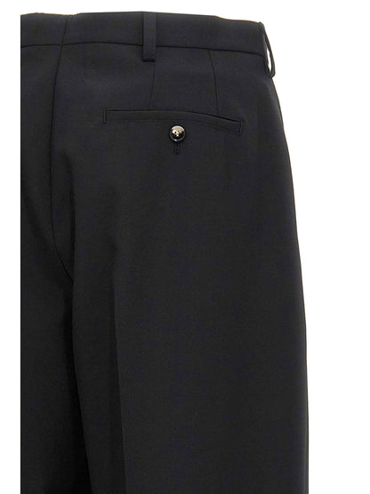 Black Polyester Dress Pants