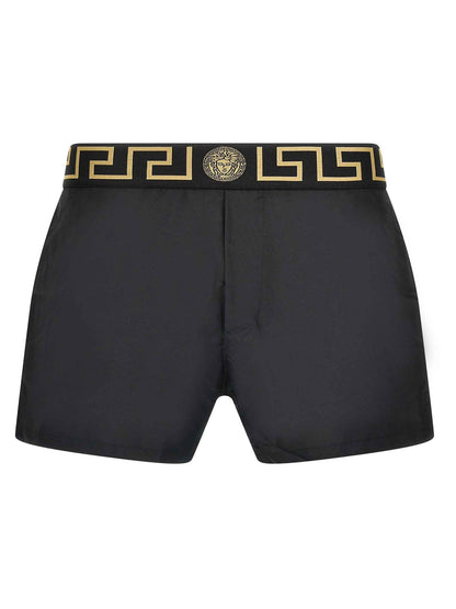 Multicolor Polyester Swim Shorts