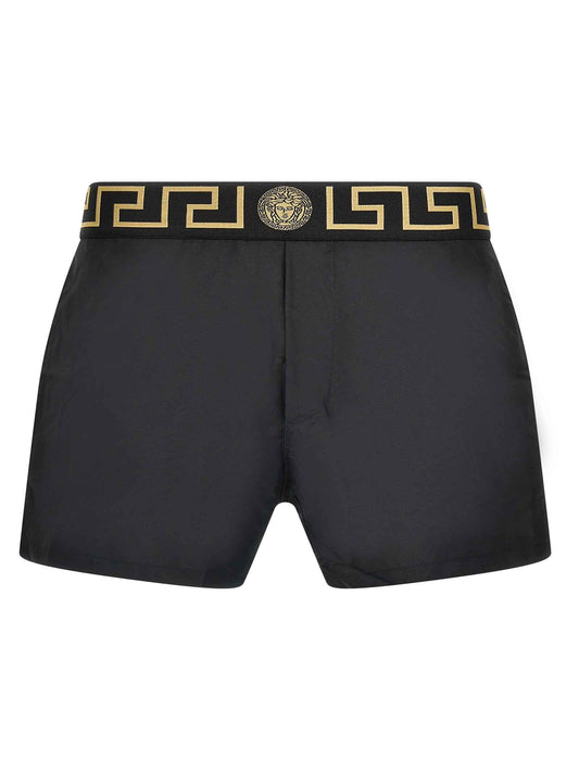 Multicolor Polyester Swim Shorts