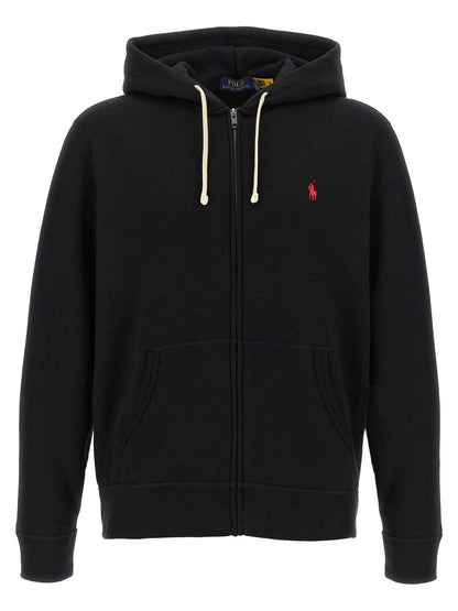 Black Cotton Sweatshirt