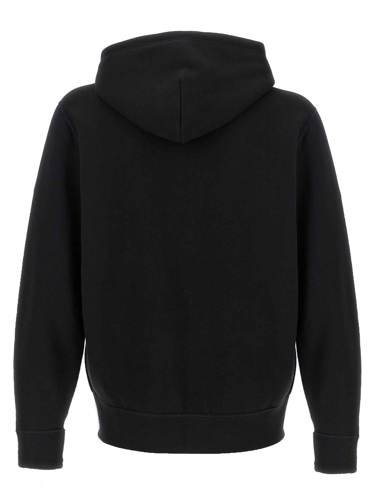 Black Cotton Sweatshirt