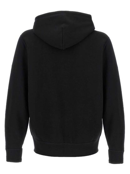 Black Cotton Sweatshirt