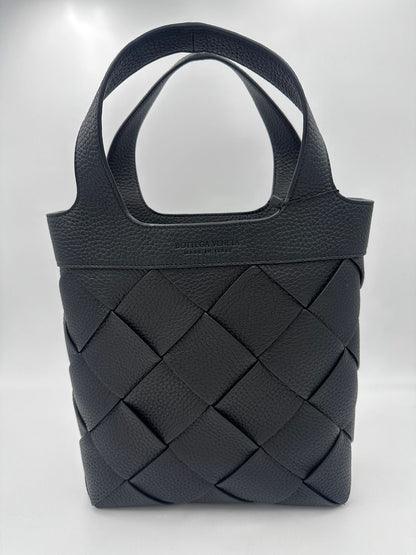 BOTTEGA VENETA Small DIAGO Black Handbag