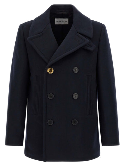 Blue Wool Coat
