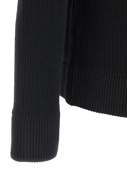Black Cotton Cardigan