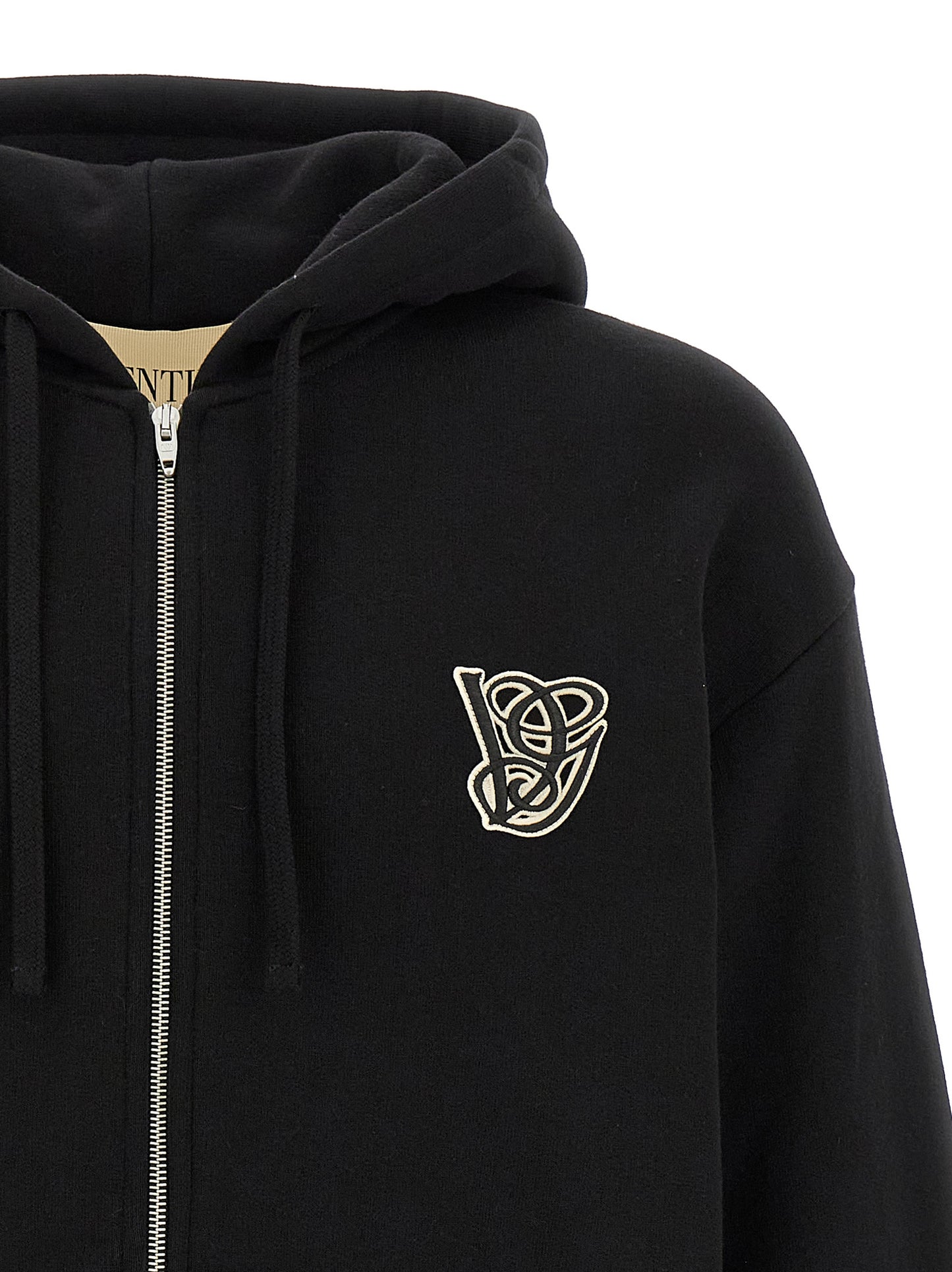 Black Cotton Sweatshirt