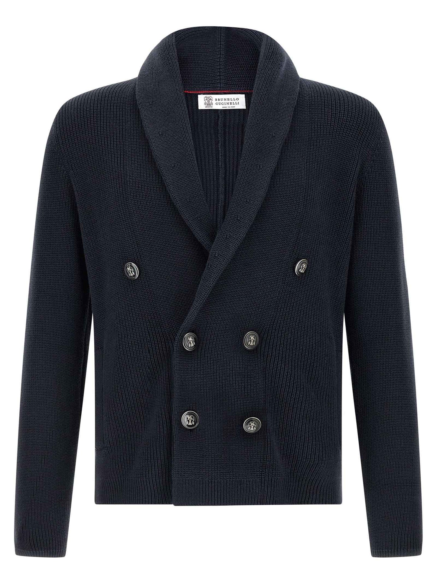 Blue Cotton Cardigan