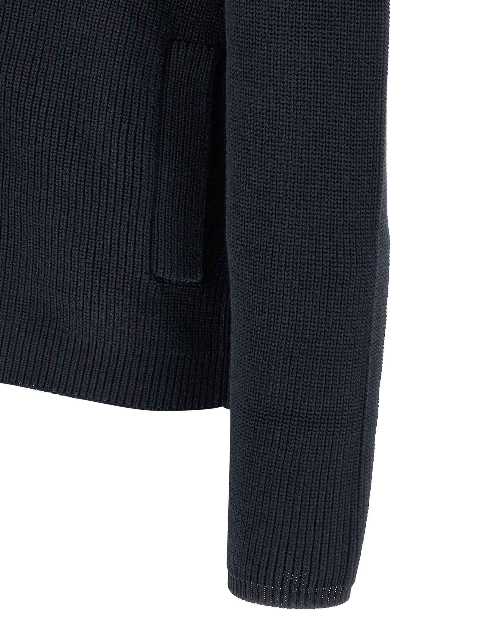 Blue Cotton Cardigan