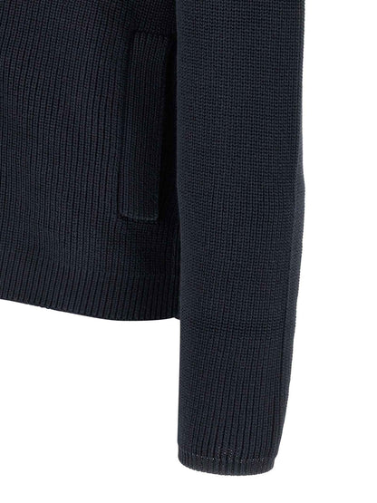 Blue Cotton Cardigan
