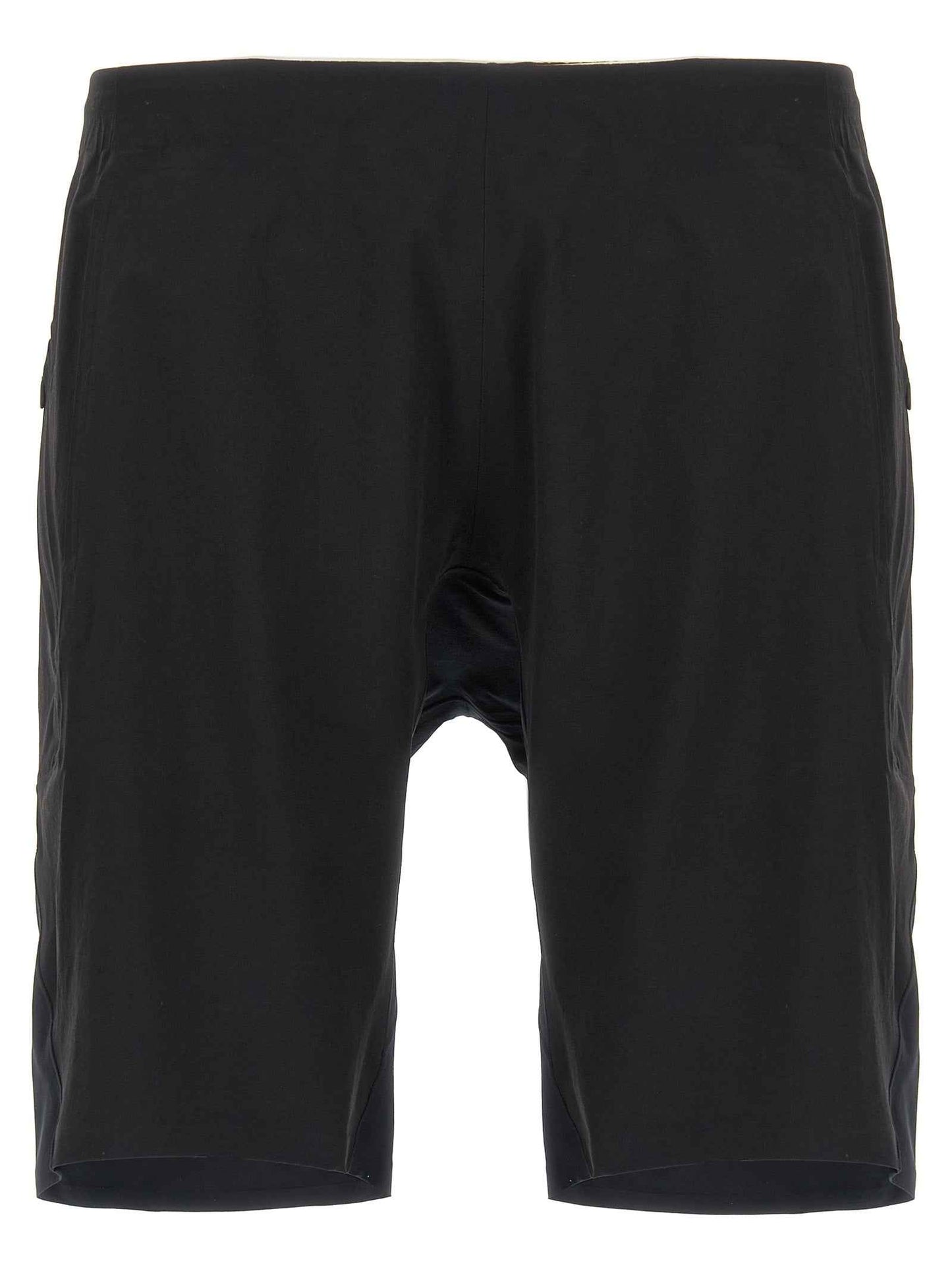 Black Nylon Bermuda Shorts