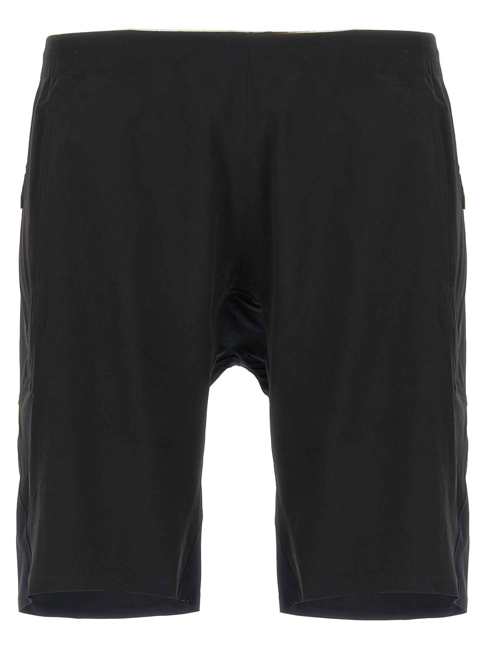 Black Nylon Bermuda Shorts