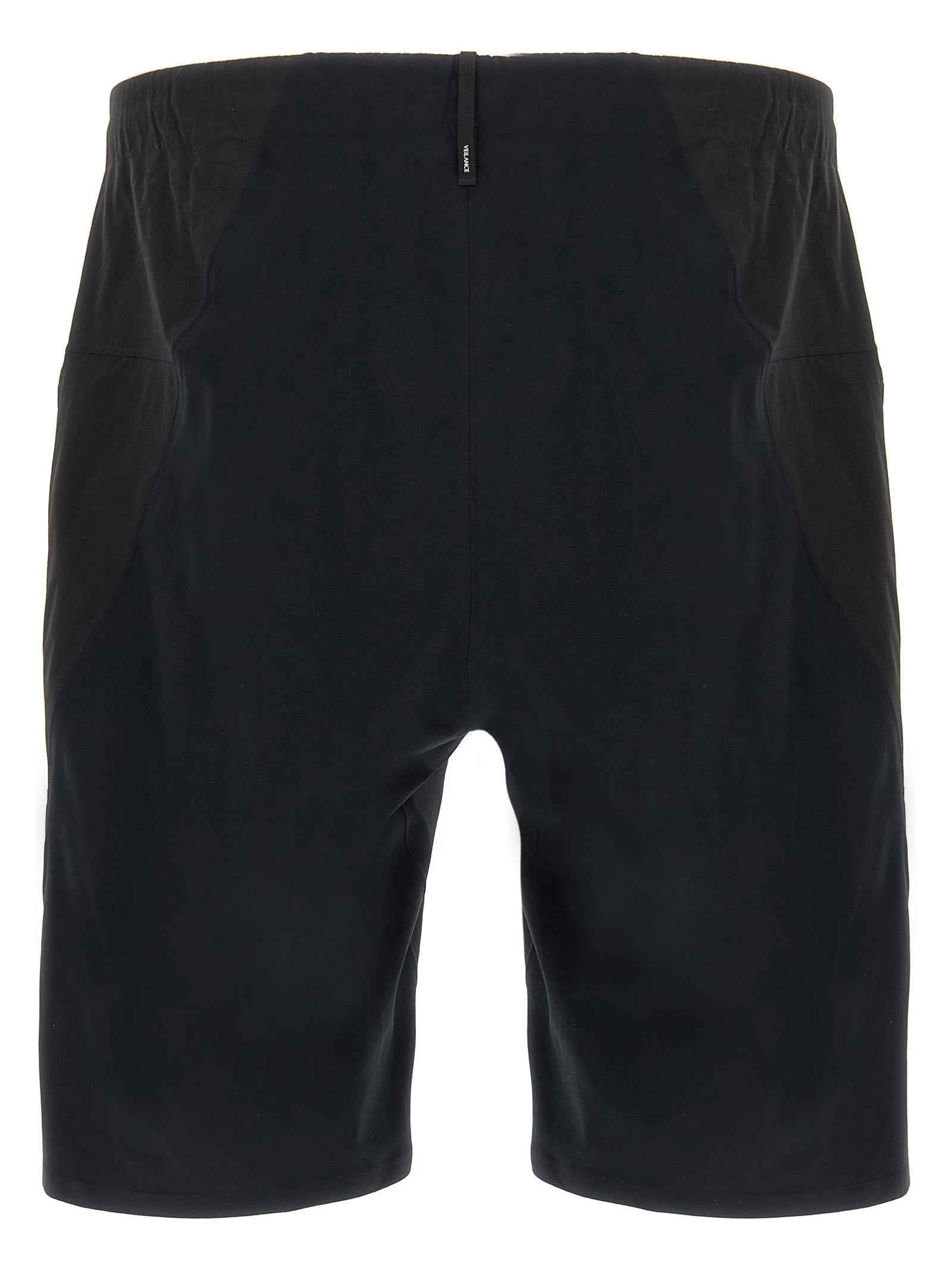 Black Nylon Bermuda Shorts